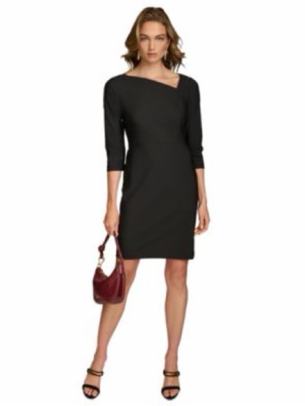 Black Sheath Dress Classic Fitted